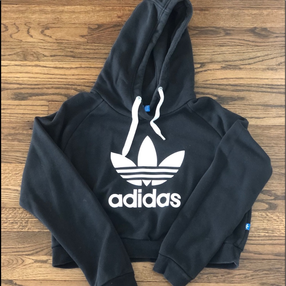 Cropped Adidas Hoodie